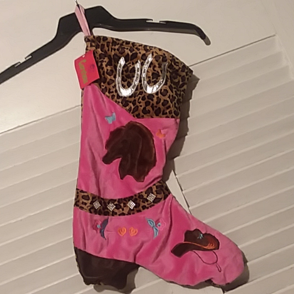 NWT☆ Carstens Western Boot Stocking